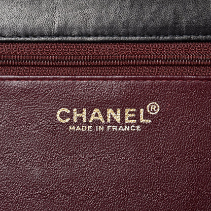 Chanel Lambskin Quilted Medium Single Flap Black 6 of 8