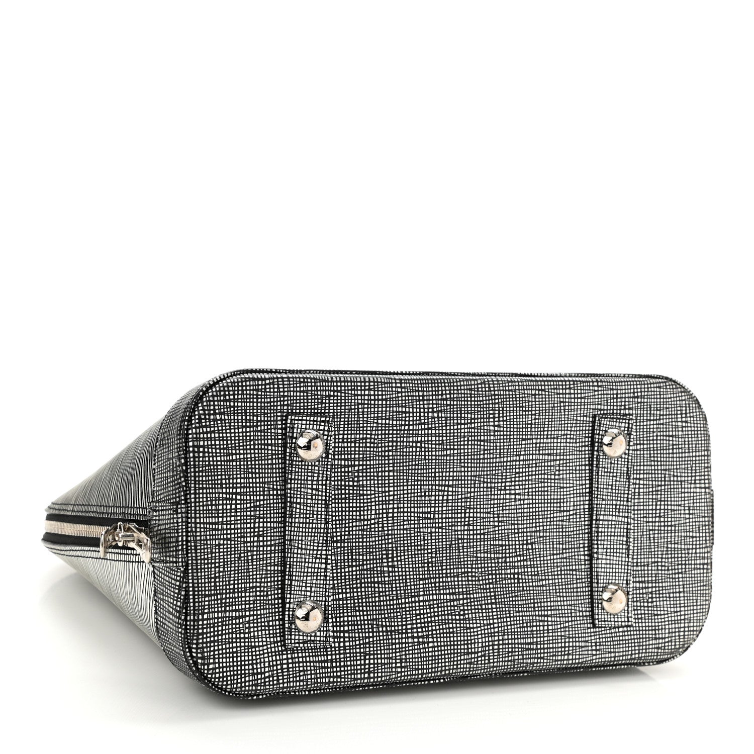 Louis Vuitton Metallic Epi Alma PM Black Silver 4 of 8