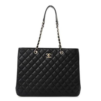 Chanel Caviar Quilted Large Shopping Tote Black 1 of 10