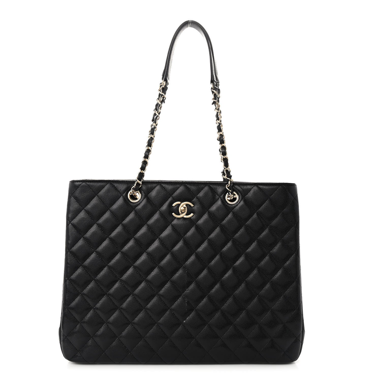 Chanel Caviar Quilted Large Shopping Tote Black 1 of 12
