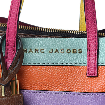 Marc Jacobs Grained Calfskin Colorblock Mini Grind Tote Surf Multi 12 of 12