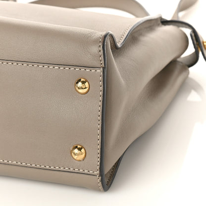 Fendi Vitello Seta Plexiglass Tortoise Medium Peekaboo Iconic Satchel Tortora 9 of 9
