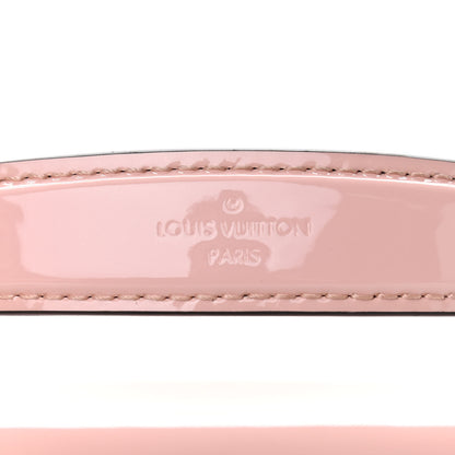 Louis Vuitton Patent Calfskin Monogram Cherrywood PM Rose Ballerine 6 of 10