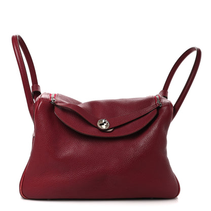 Hermes Taurillon Clemence Lindy 34 Rubis 1 of 11