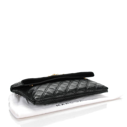Marc Jacobs Quilted Lambskin Eugenie Clutch Black 4 of 9