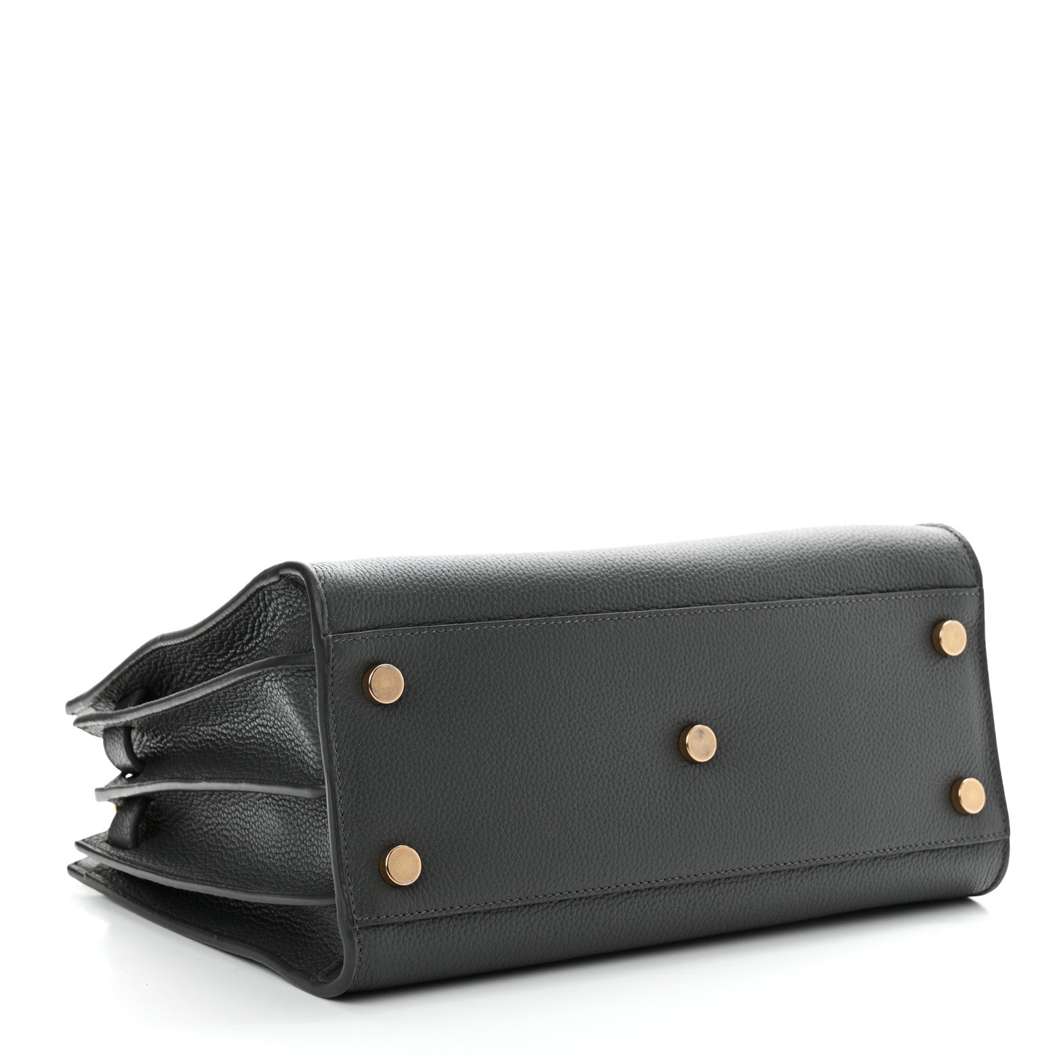 Saint Laurent Grained Calfskin Baby Sac De Jour Souple Storm 4 of 10