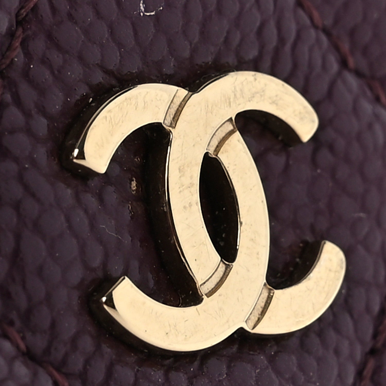 Chanel Caviar Quilted Card Holder Burgundy 9 of 11