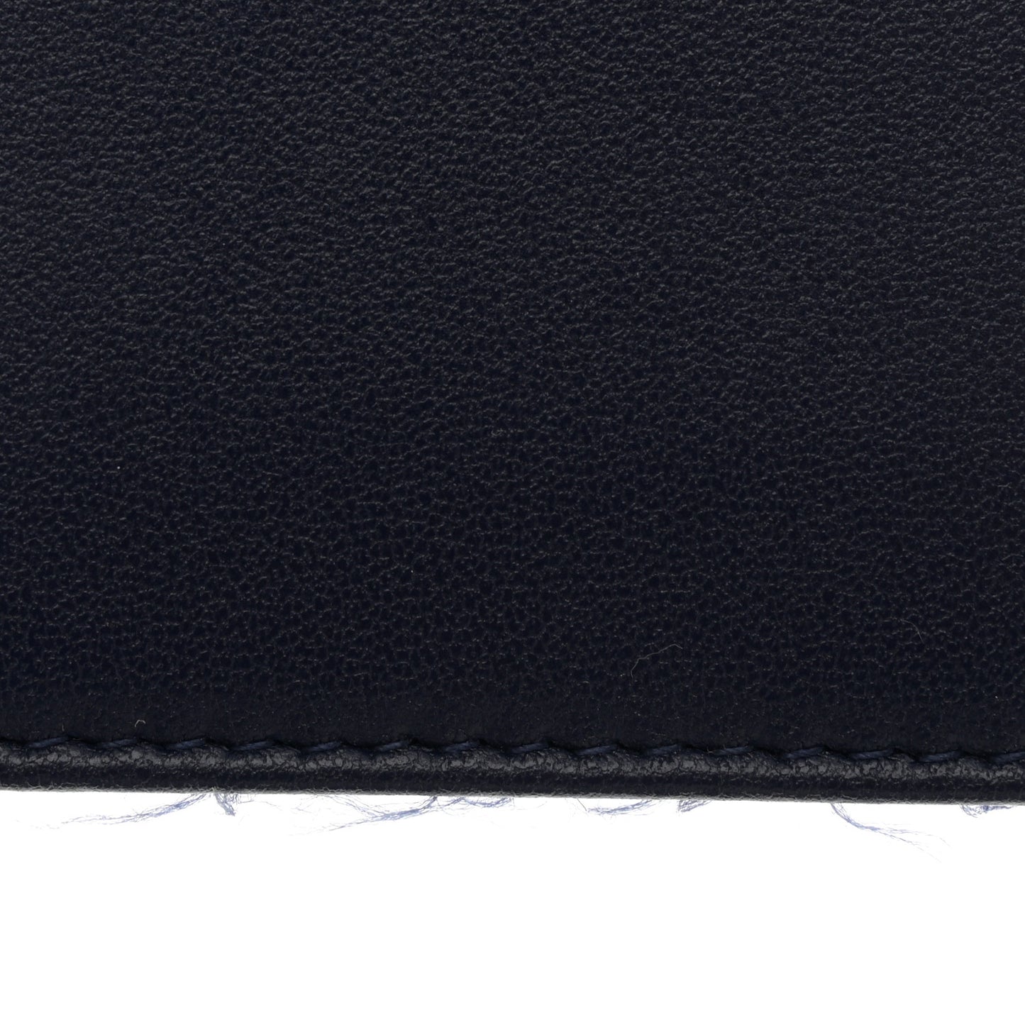Lambskin Cannage Lady Dior Pouch Navy