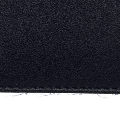 Christian Dior Lambskin Cannage Lady Dior Pouch Navy 8 of 13