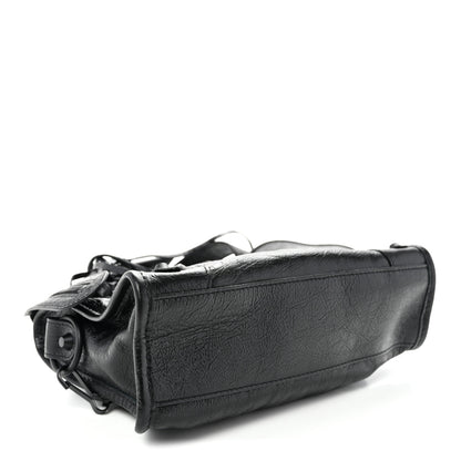 Balenciaga Agneau Arena Classic Black Hardware Mini City Black 5 of 11