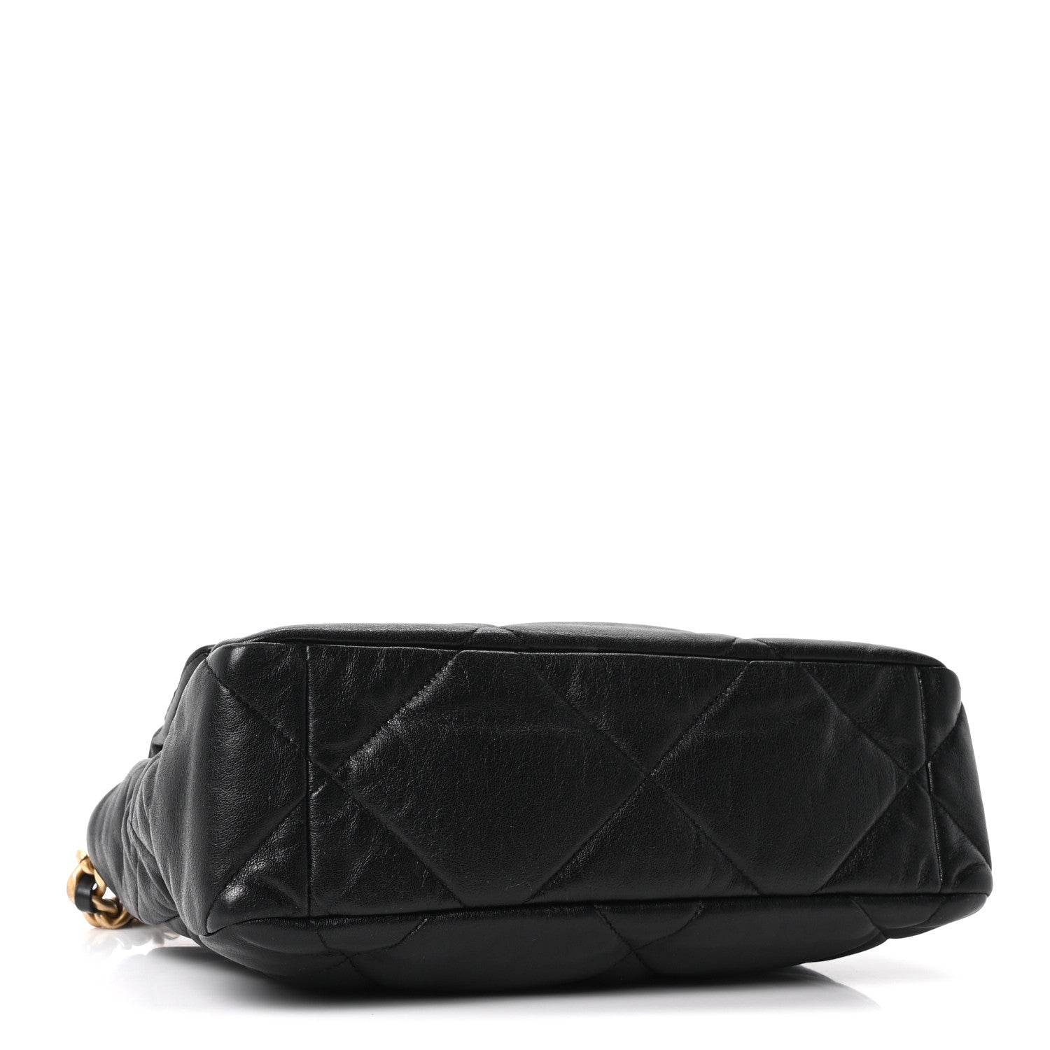 Chanel Goatskin Quilted Large Chanel 19 Flap Black 4 of 10