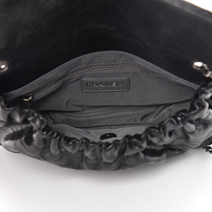 Chanel Caviar Quilted Medium Elastic Flap Black 5 of 9