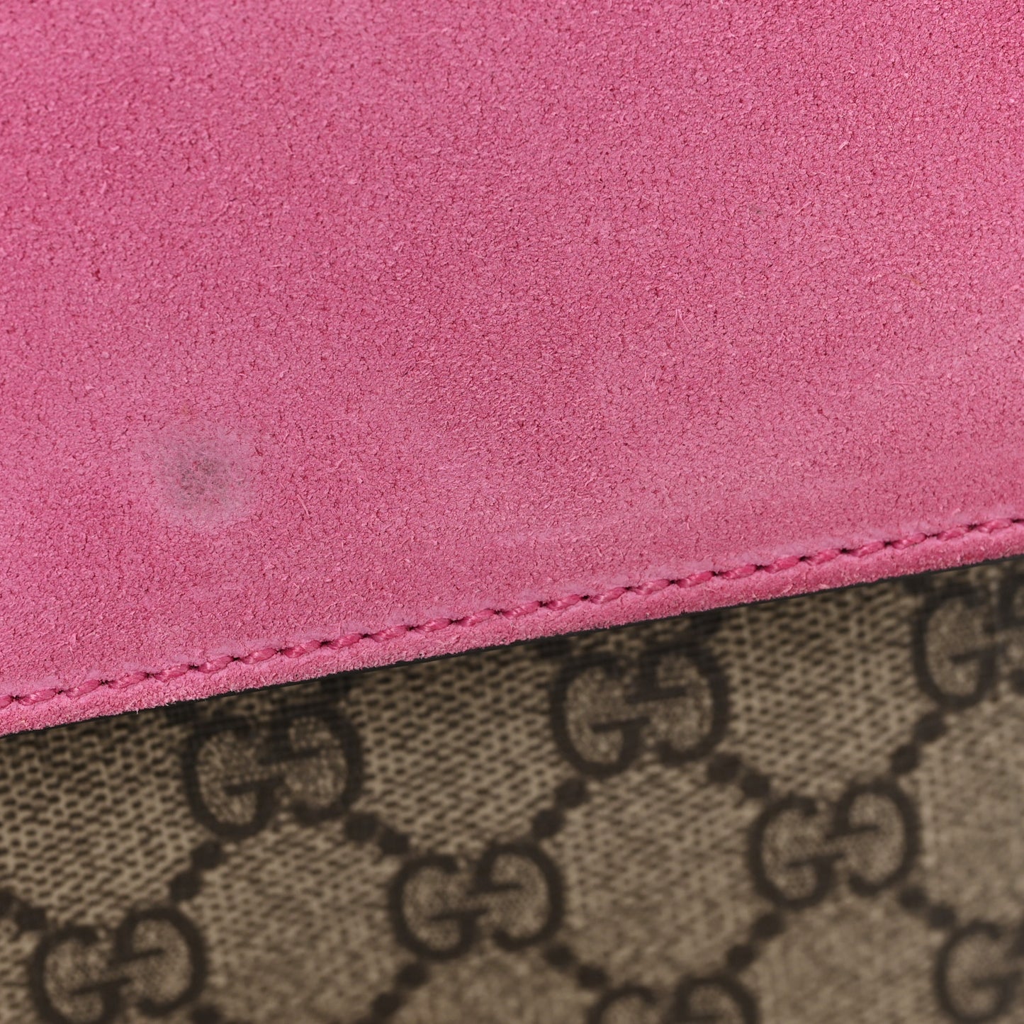 GG Supreme Monogram Mini Dionysus Shoulder Bag Pink