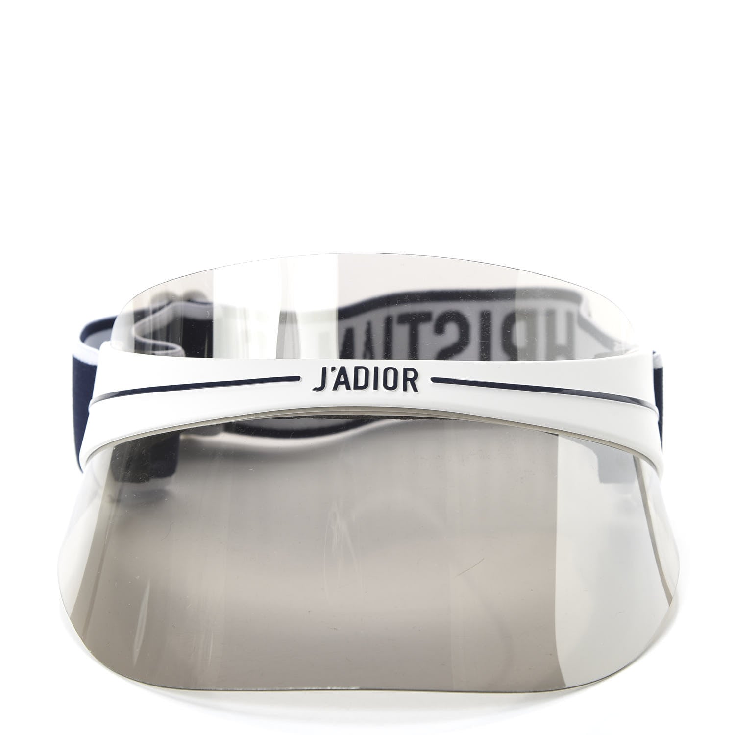 Christian Dior Mirrored DiorClub1 Sun Visor Silver 3 of 9