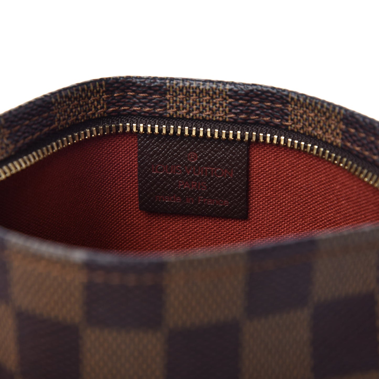 Damier Ebene Trousse Make Up Bag Pochette