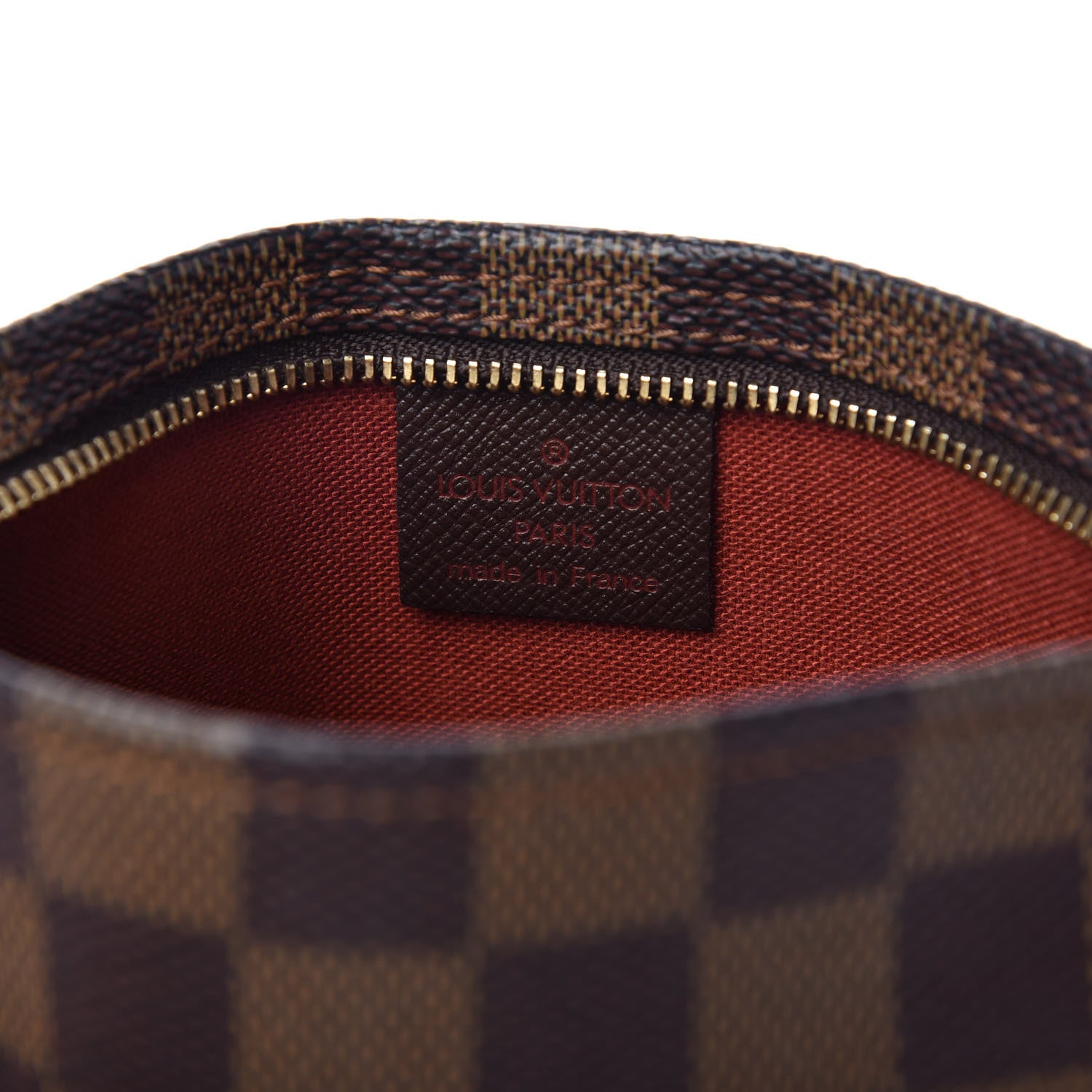 Louis Vuitton Damier Ebene Trousse Make Up Bag Pochette 8 of 10