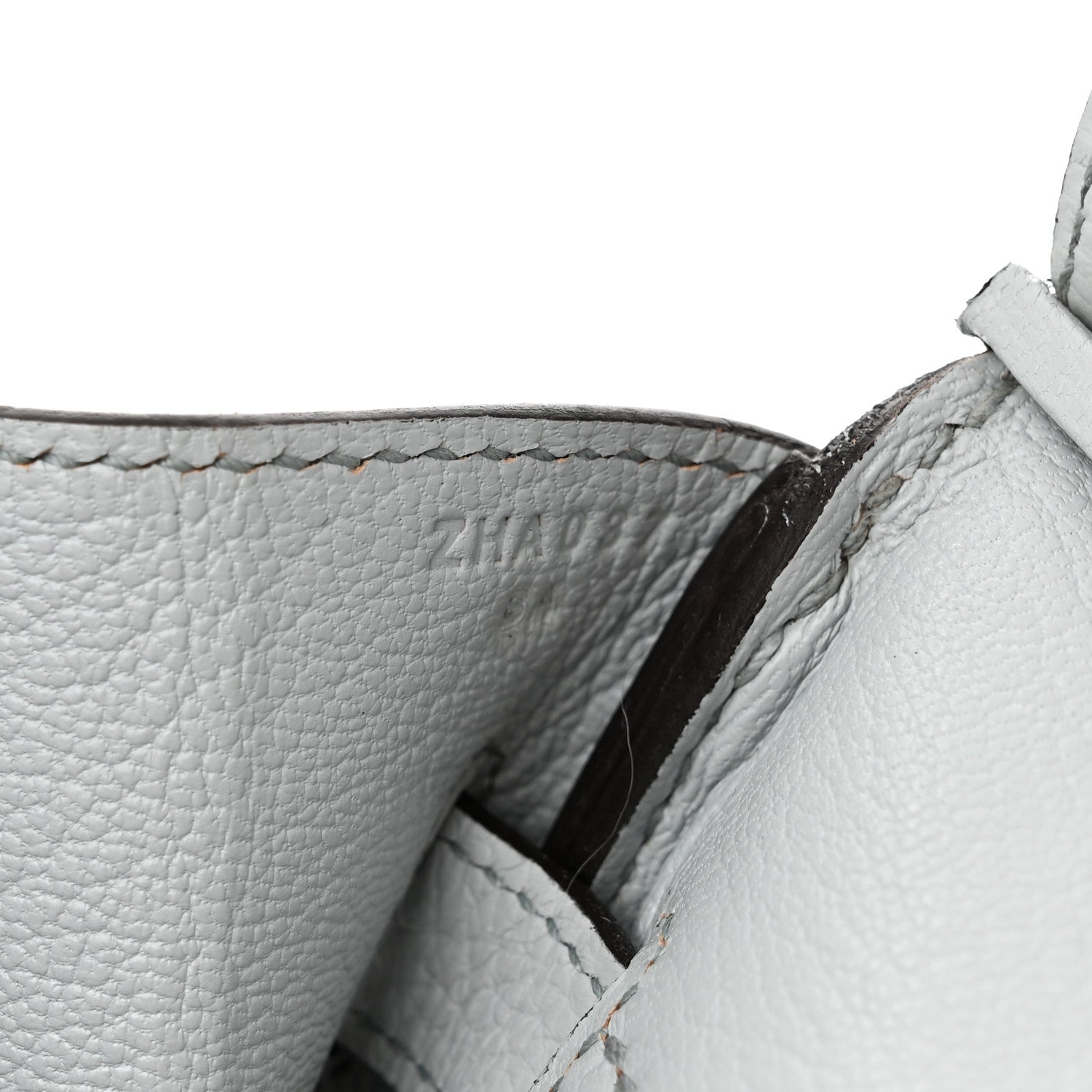 Hermes Taurillon Clemence Birkin 30 Bleu Pale 7 of 11