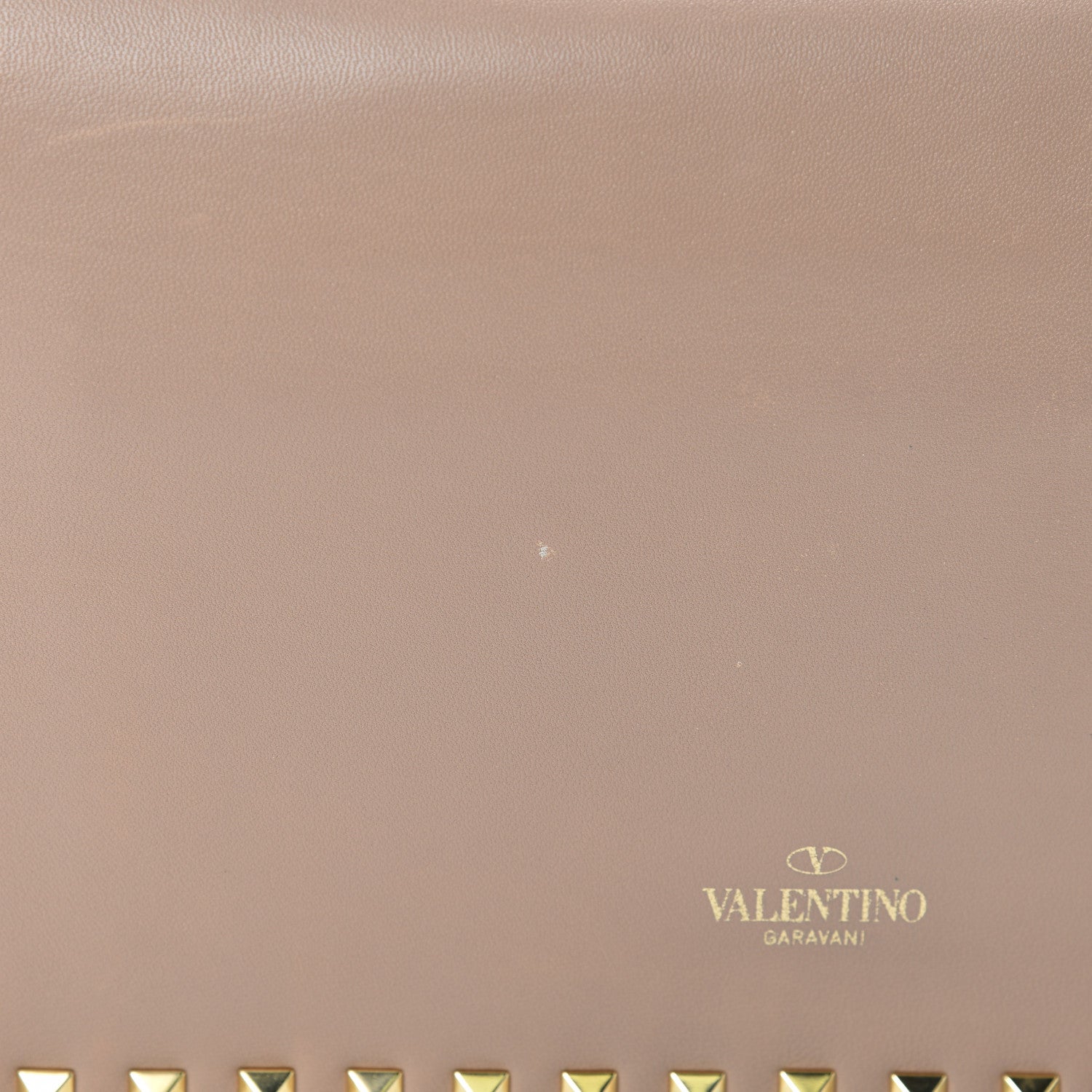 Valentino Garavani Nappa Rockstud Wristlet Clutch Alpaca 11 of 11