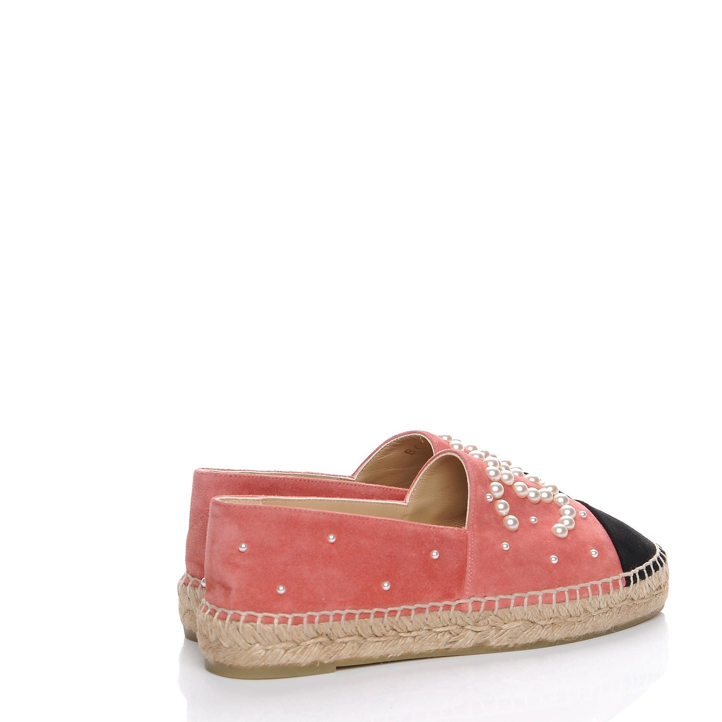 Suede Pearl CC Espadrilles 36 Pink