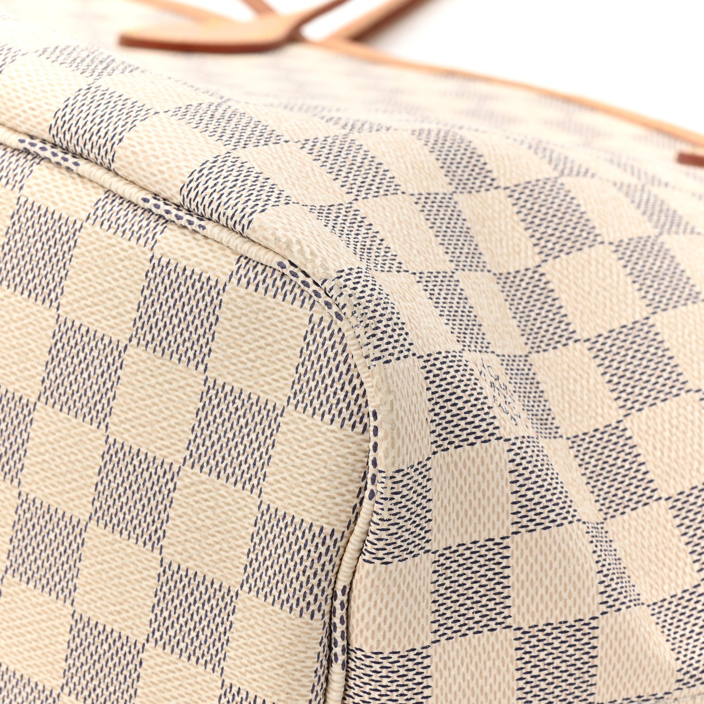 Damier Azur Neo Neverfull MM Rose Ballerine