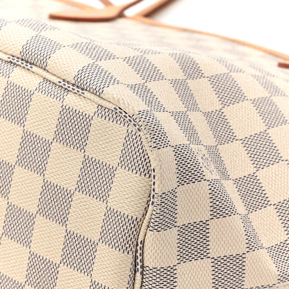Louis Vuitton Damier Azur Neo Neverfull MM Rose Ballerine 18 of 20