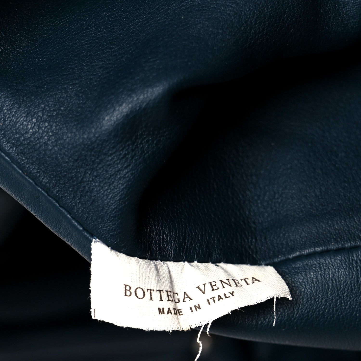 Bottega Veneta Smooth Butter Calf The Pouch Oversized Clutch Deep Blue 9 of 12