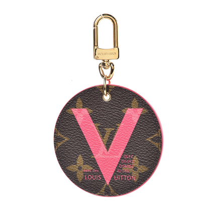 Louis Vuitton Monogram Illustre V Bag Charm Key Ring Grenade 1 of 5