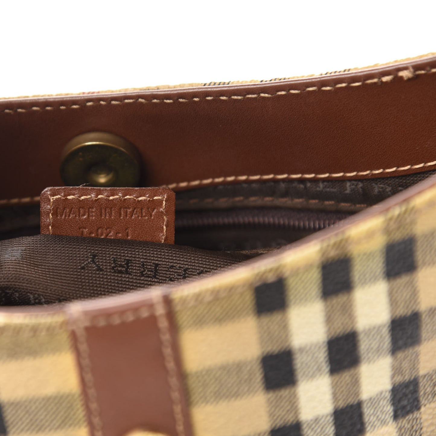 Haymarket Check Shoulder Bag Brown