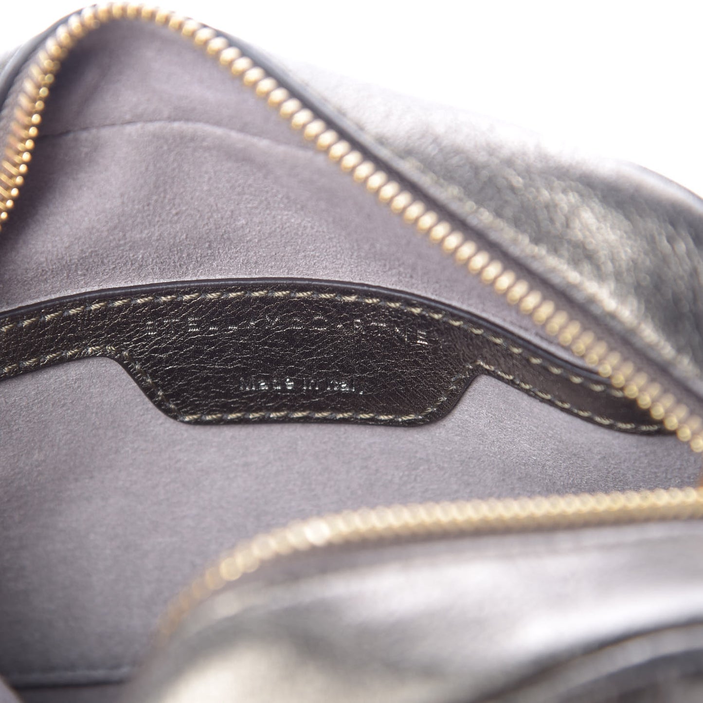 Metallic Alter Nappa Star Patch Shoulder Bag Gold