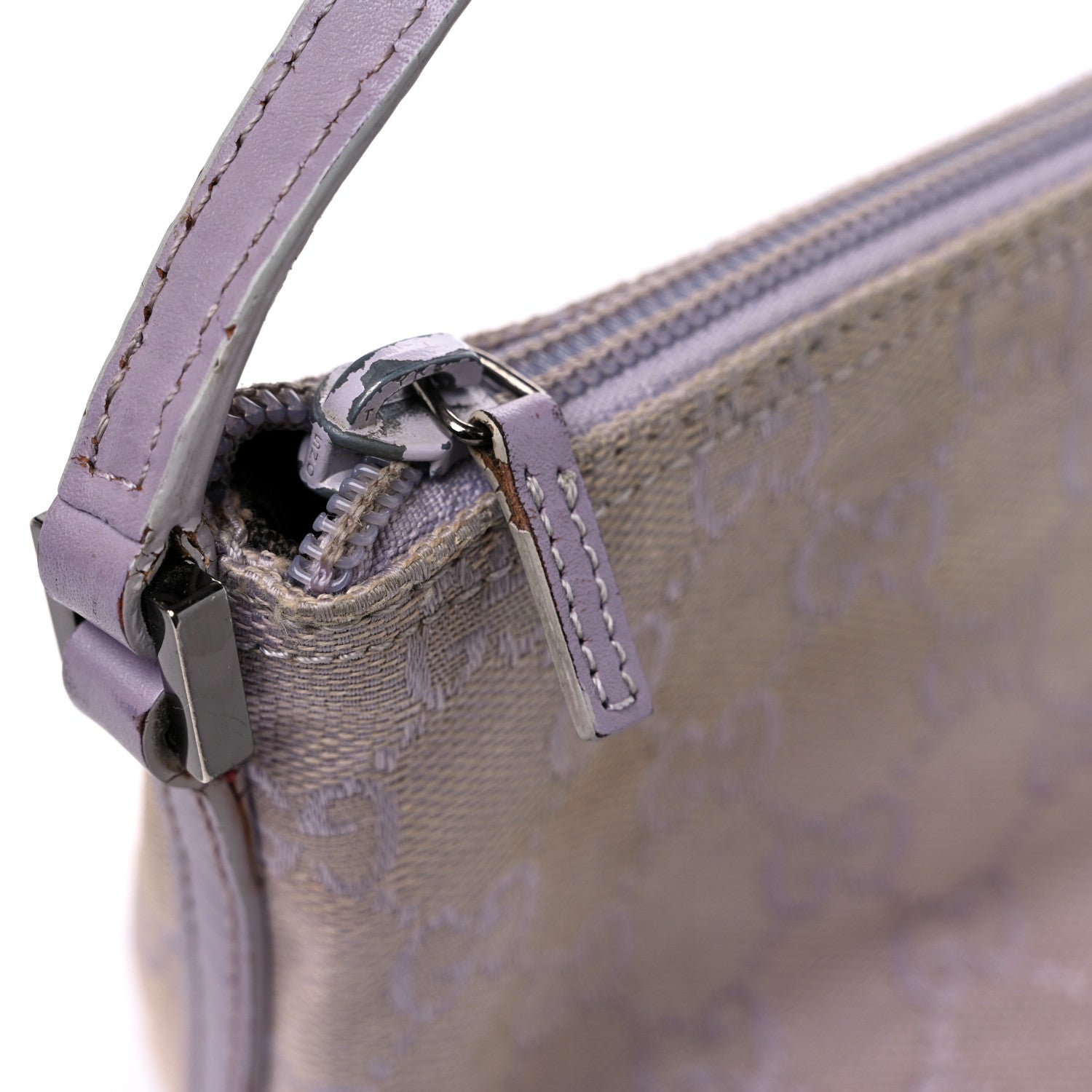 Gucci Monogram Boat Pochette Lilac 15 of 18