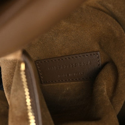 Saint Laurent Suede Bea Tote Golden Leaf 7 of 10