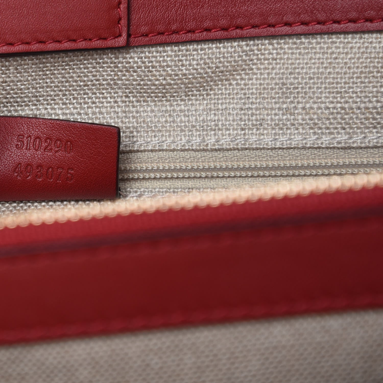 Gucci Soft Microguccissima Large Tote Red 7 of 9