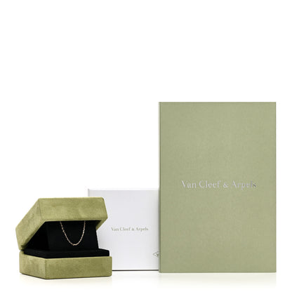 Van Cleef & Arpels 18K Yellow Gold Trace Chain Necklace 6 of 6