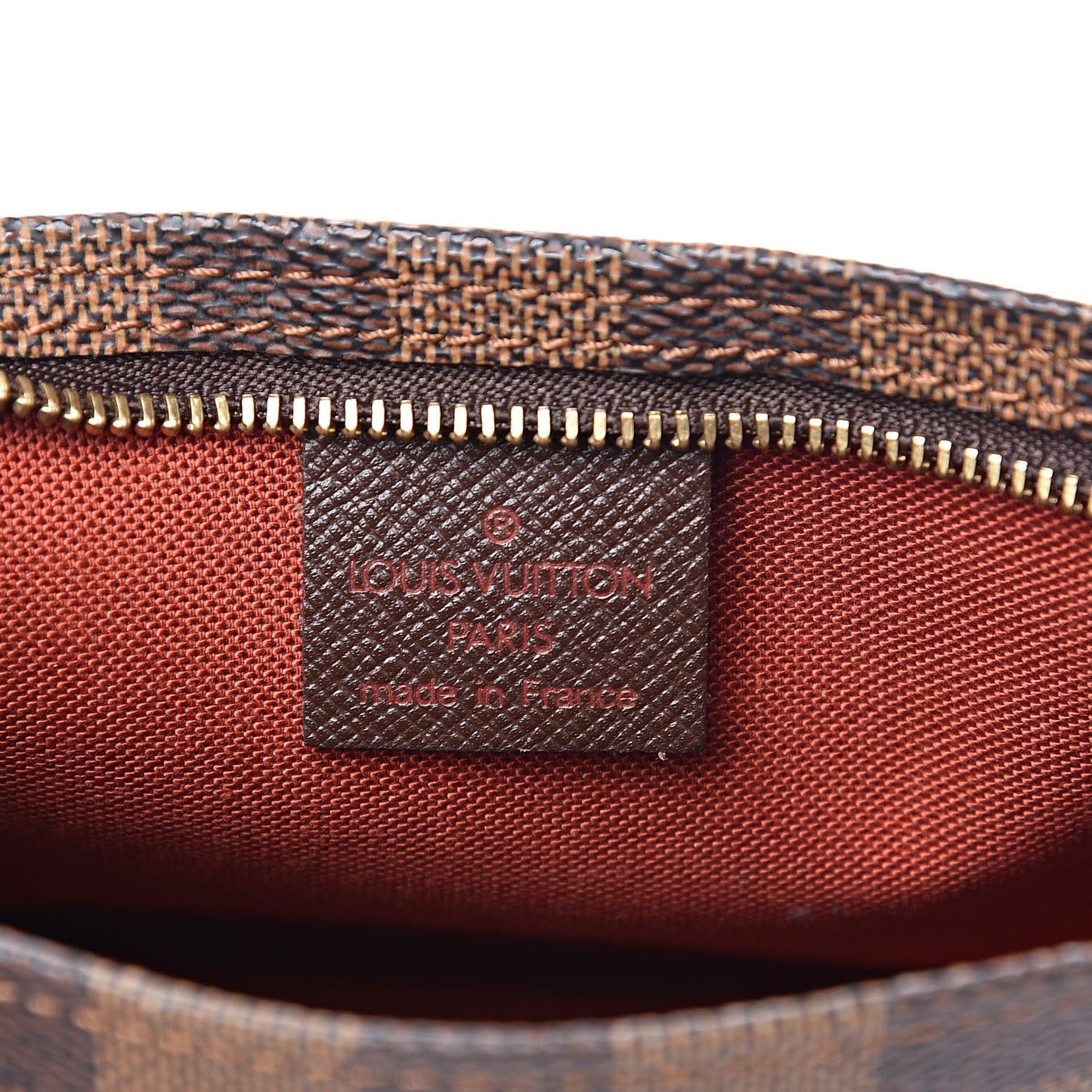 Damier Ebene Trousse Make Up Bag Pochette