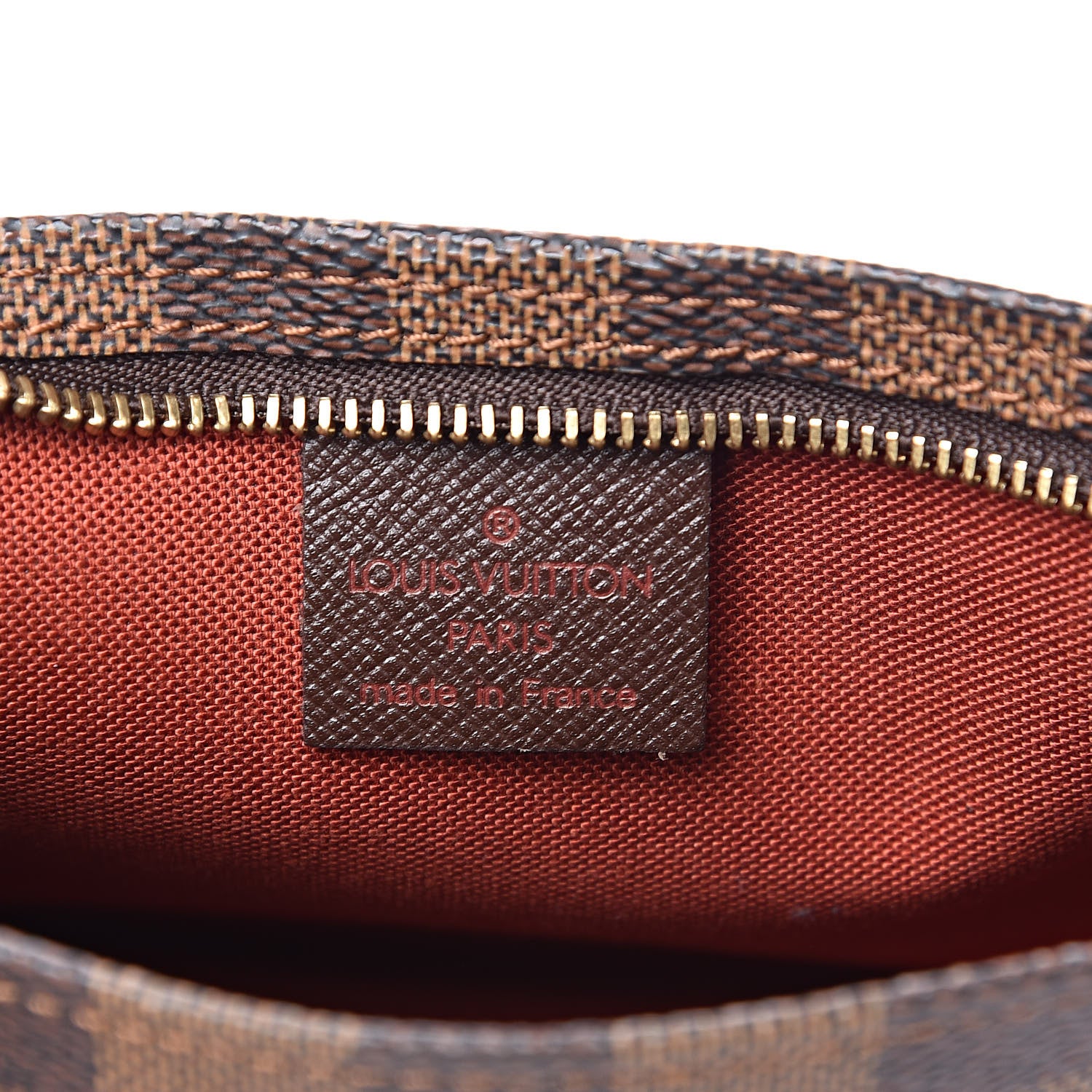 Louis Vuitton Damier Ebene Trousse Make Up Bag Pochette 6 of 9
