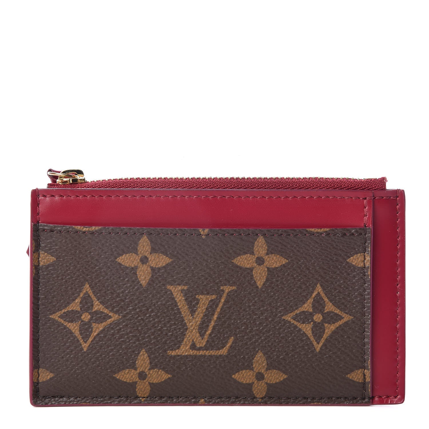 Louis Vuitton Monogram Zipped Card Holder Fuchsia 1 of 7