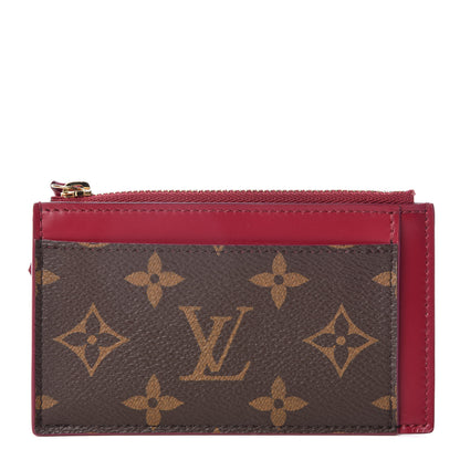 Louis Vuitton Monogram Zipped Card Holder Fuchsia 1 of 7