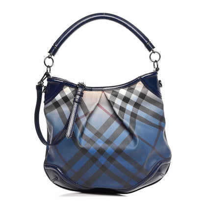 Burberry Nova Pop Degrade Medium Craigwell Hobo Jet Blue 1 of 13