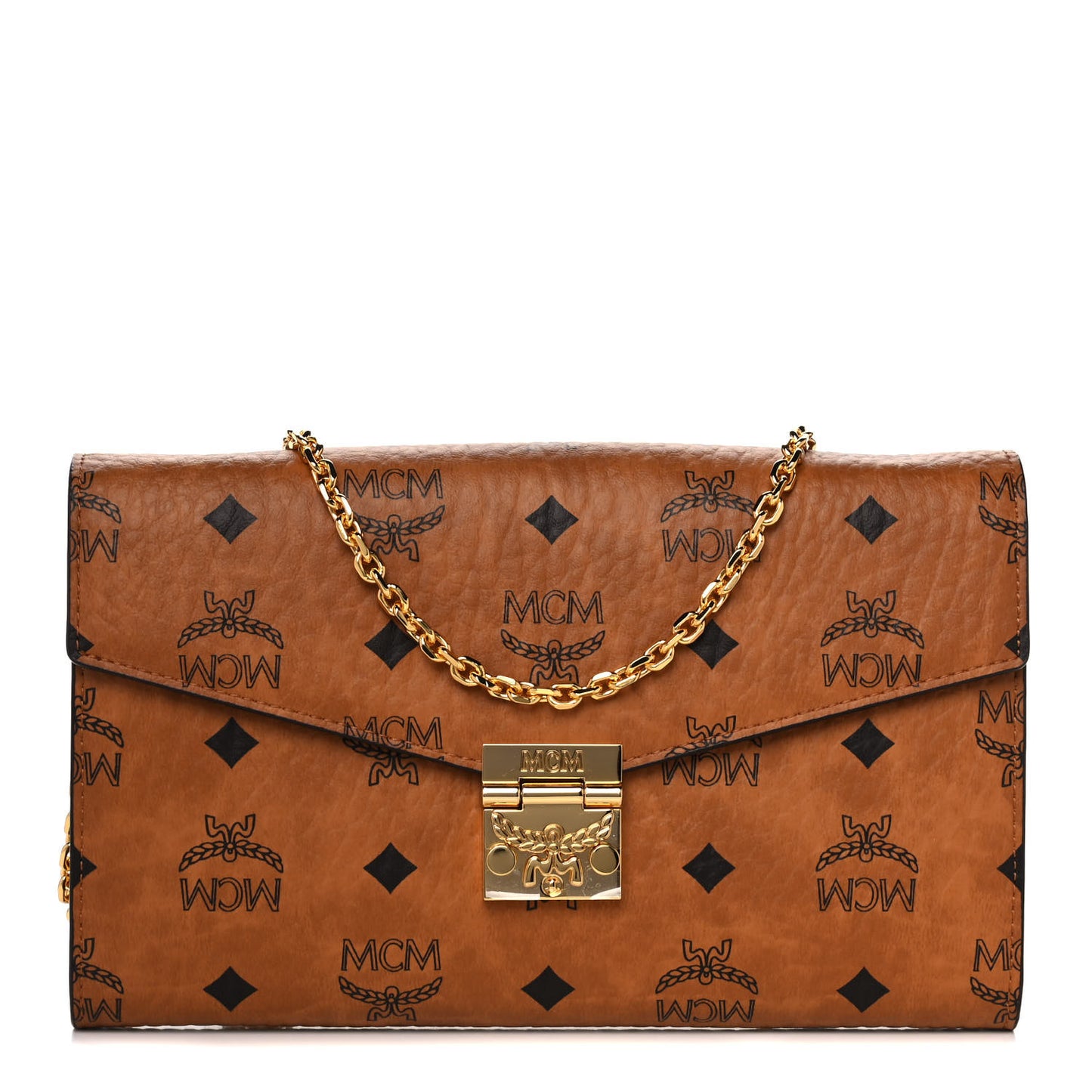 Visetos Patricia Continental Crossbody Wallet Cognac