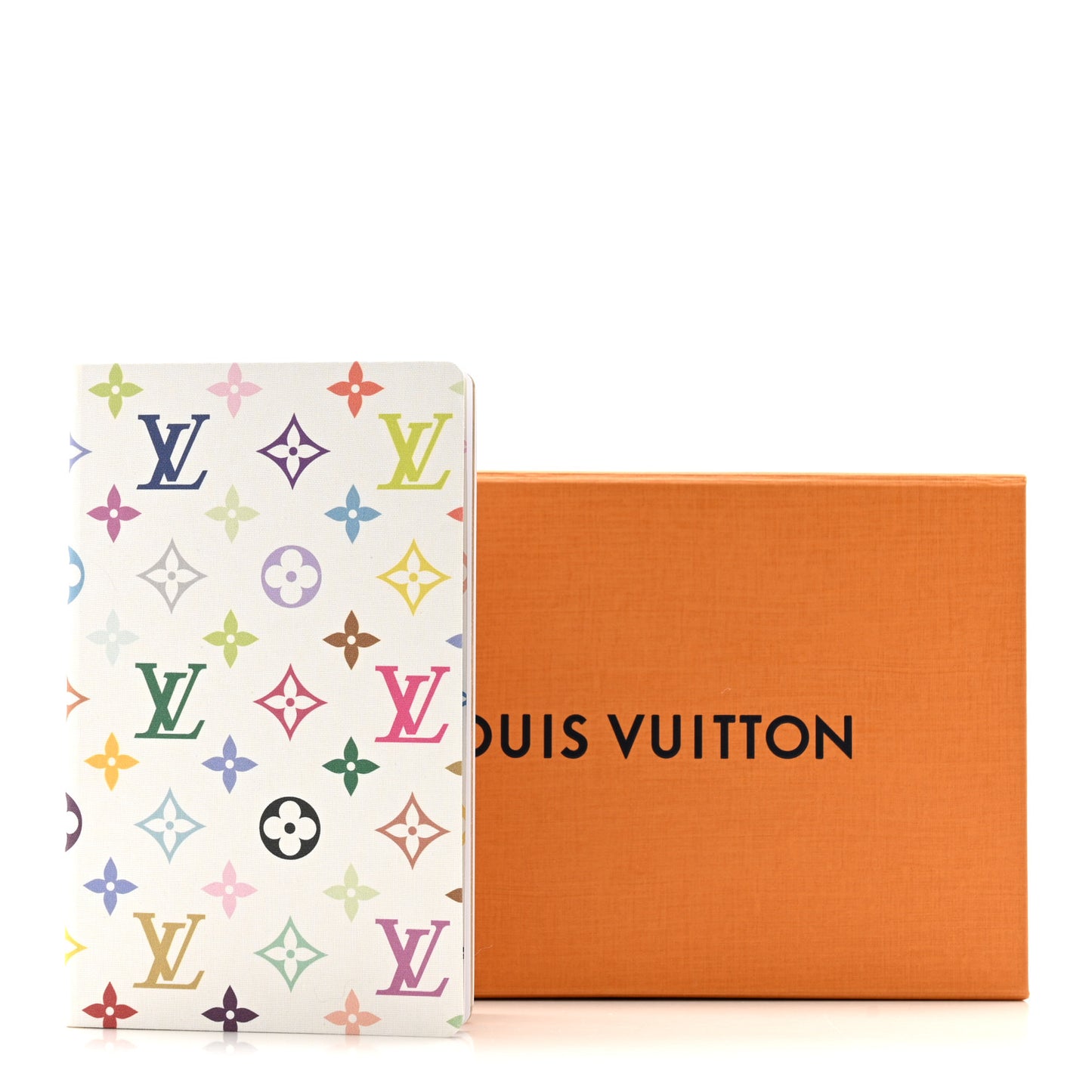 LV x TM Monogram Multicolor Jane Notebook MM White