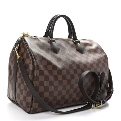 Louis Vuitton Damier Ebene Speedy Bandouliere 35 3 of 10