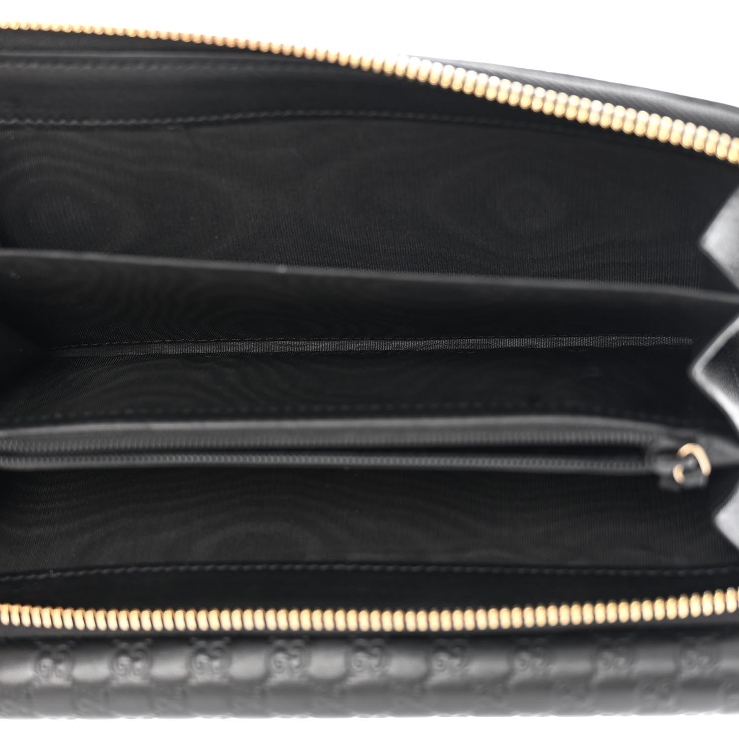 Gucci Soft Microguccissima Continental Zip Wallet Black 6 of 24