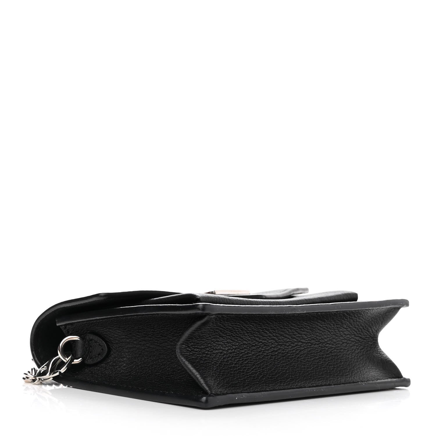 Louis Vuitton Soft Calfskin Mini My Lockme Chain Pochette Black 4 of 13