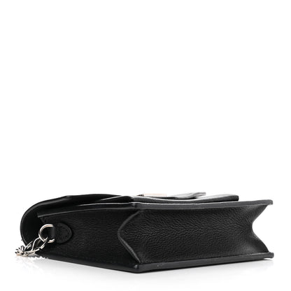 Louis Vuitton Soft Calfskin Mini My Lockme Chain Pochette Black 4 of 13
