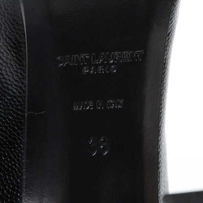 Saint Laurent Vernigolf Tribute Two 80 Platform Pumps 38 Black 6 of 7