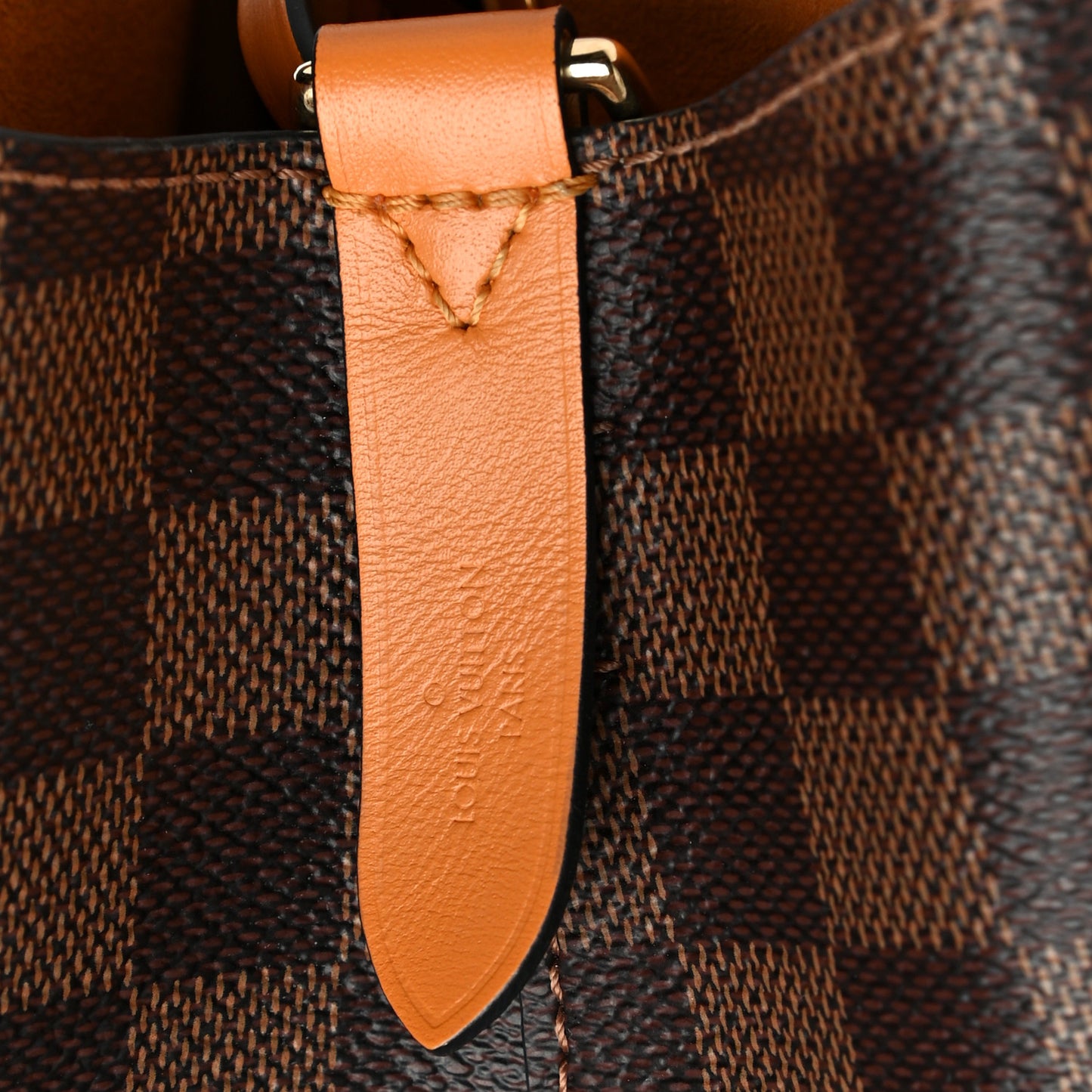 Damier Ebene Neonoe MM Safran
