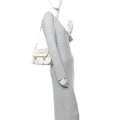 Christian Dior Canvas Diorcamp Messenger White Gold 2 of 10