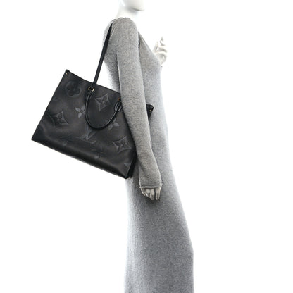 Louis Vuitton Empreinte Monogram Giant Onthego GM Black 2 of 9