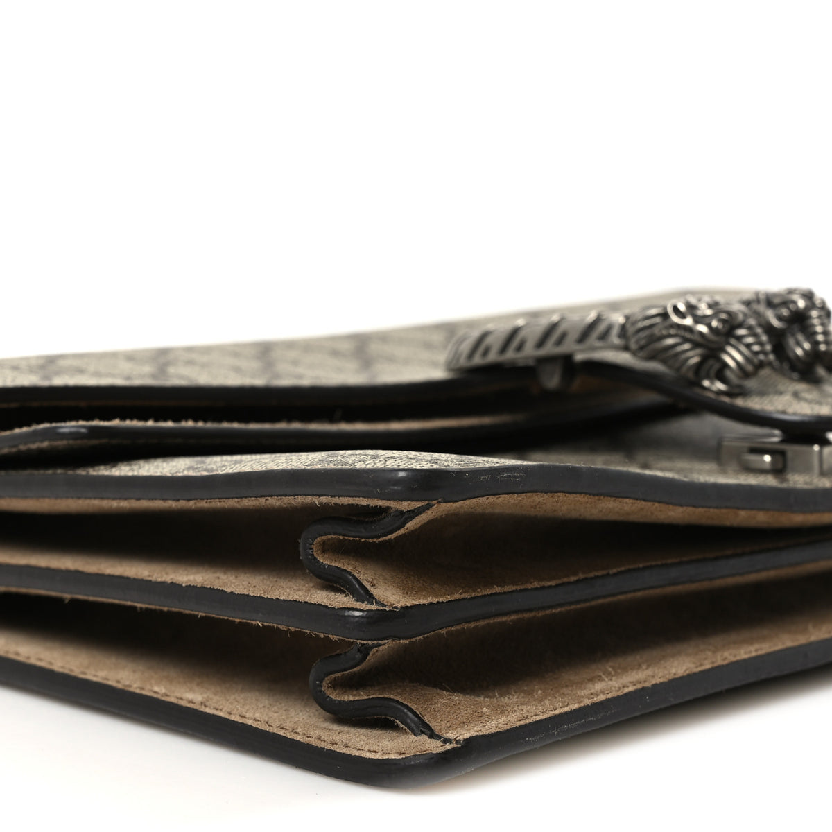 GG Supreme Monogram Small Dionysus Shoulder Bag Taupe