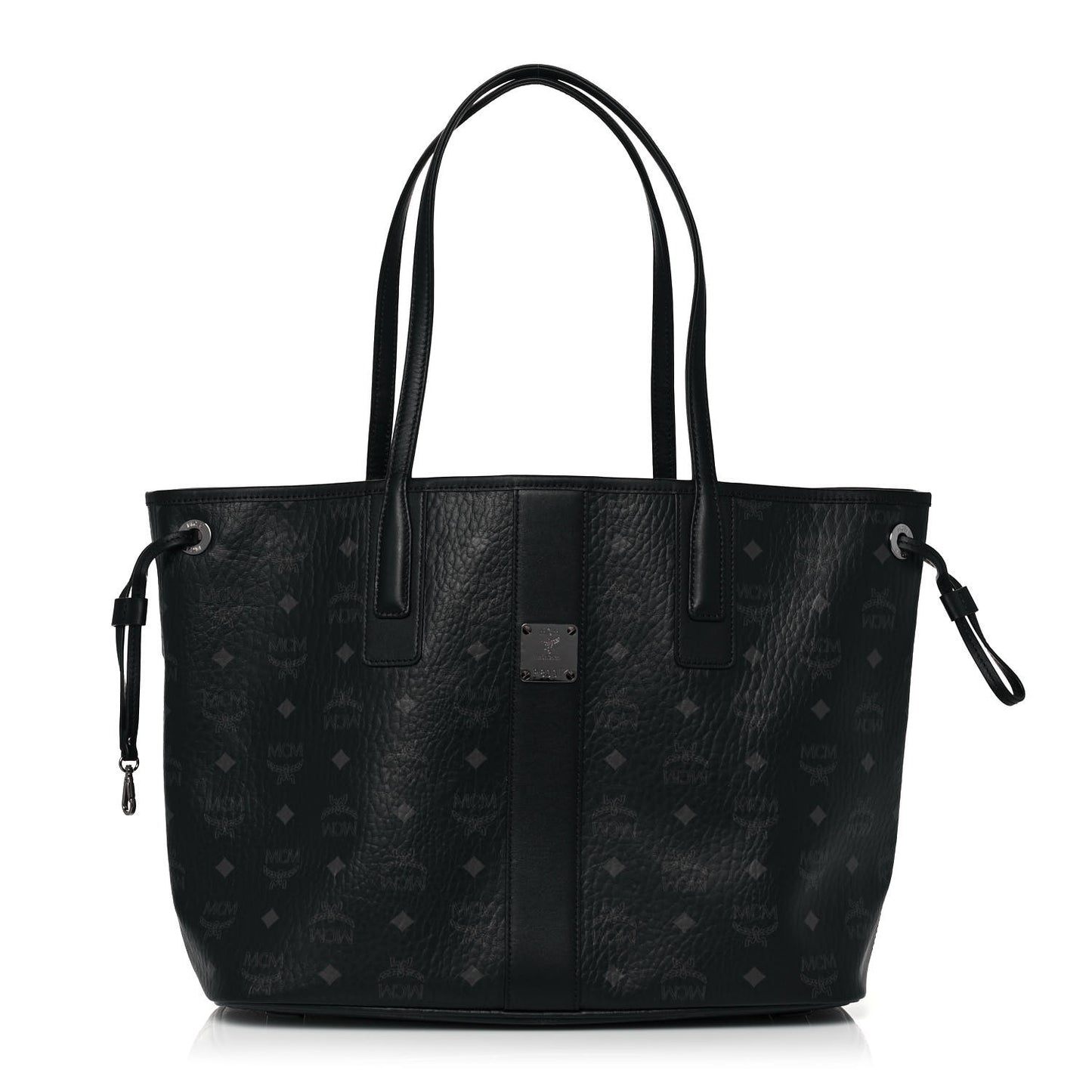 Visetos Medium Liz Reversible Shopper Tote Black